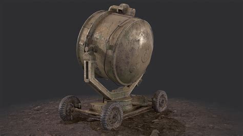 3D Military Searchlight USSR on Behance