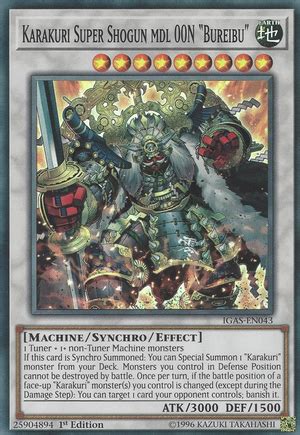 Karakuri Super Shogun Mdl 00N Bureibu Yu Gi Oh MYP Cards