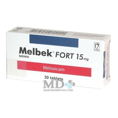 Melbek 15mg #30: Buy Online on MedicinesDelivery.com