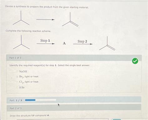 Solved Devise A Synthesis To Prepare The Product From The Chegg