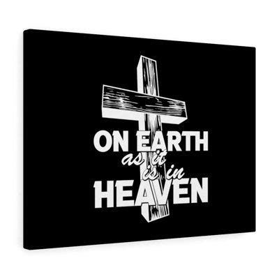 Trinx On Earth Christian Wall Art Bible Verse Print Ready To Hang