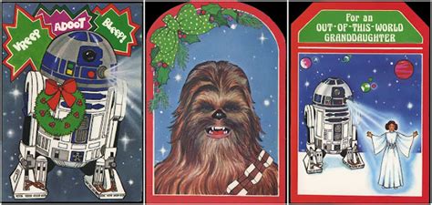 Wonderful Star Wars Christmas Holiday Greeting Cards From 1977 ...