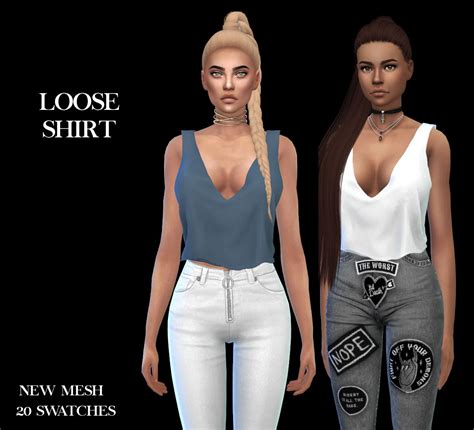 Loose Shirt Fixed Leosims New