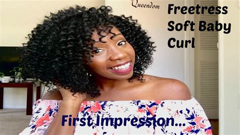 First Impression Freetress 2x Wand Curl Soft Baby Curl YouTube