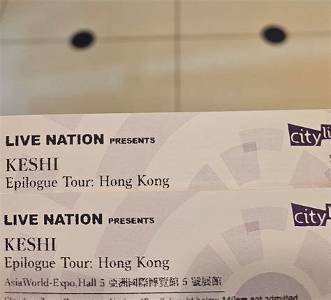 21 11 Keshi Epilogue Tour Hong Kong 門票禮券 活動門票 Carousell