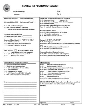 Fillable Online Afh Building Inspection Checklist Fax Email Print