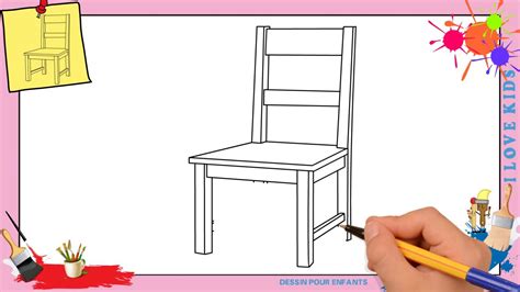 Dessin Chaise Comment Dessiner Une Chaise Facilement Pour Enfants