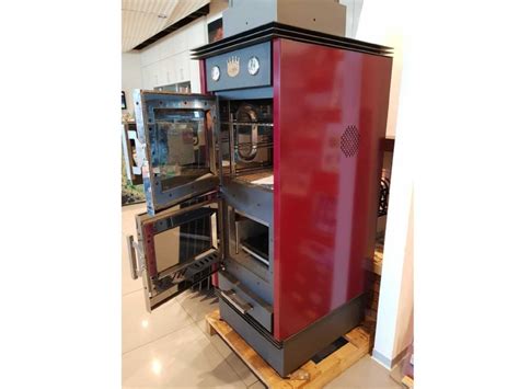 Stufa A Legna Clementi Elite Moderna Canalizzata 13 Kw Con Forno