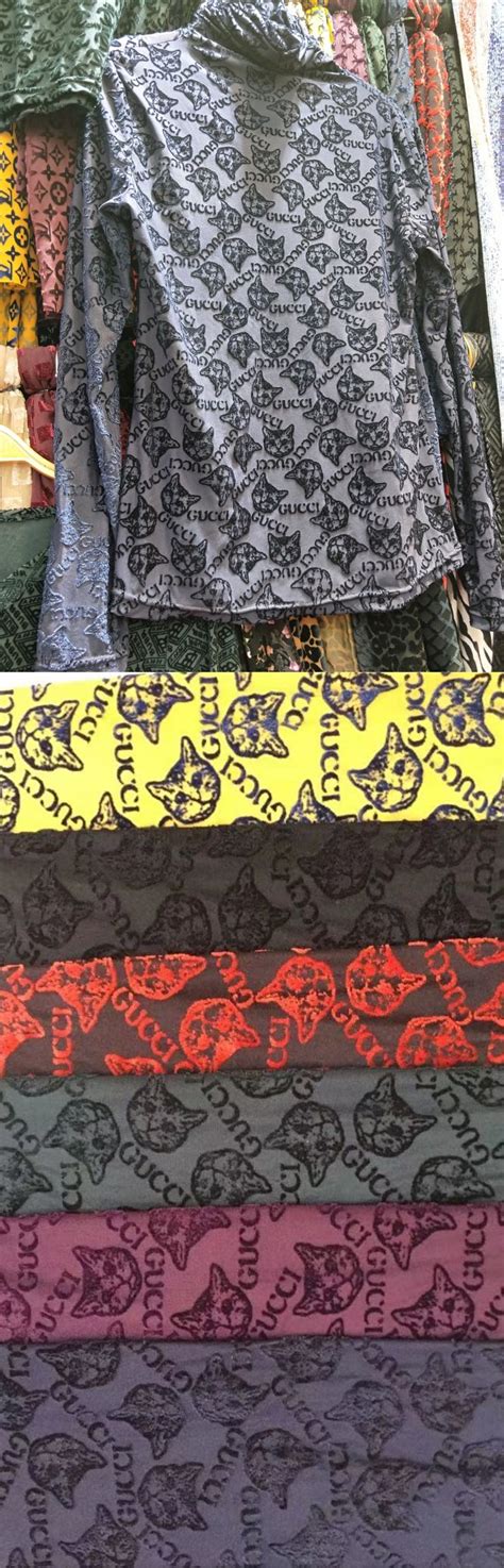 Gucci Luxury Burnt Out Velvet Fabrics In 6 Colors