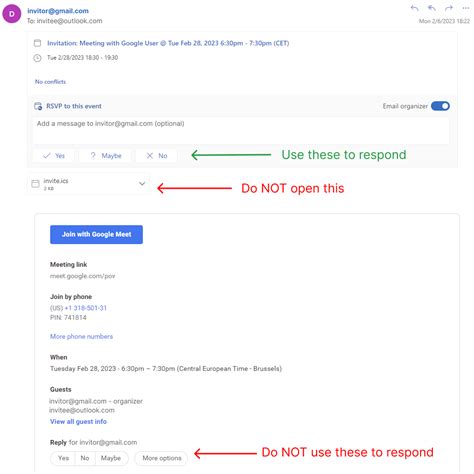 How To Handle Google Invites As An Outlook User Calendarbridge Help