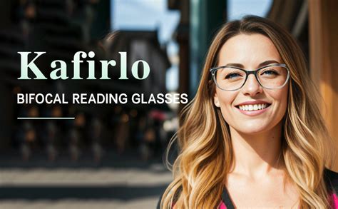 Amazon Kafirlo Bifocal Reading Glasses Women Cat Eye Blue Light