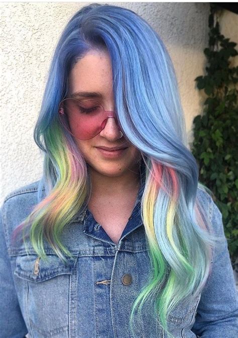 53 Magical Holographic Hair Color Ideas To Embrace The Pastel Rainbow Artofit