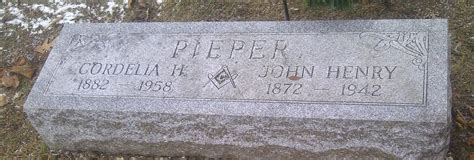 Cordelia Helen Emmons Pieper 1882 1958 Memorial Find A Grave