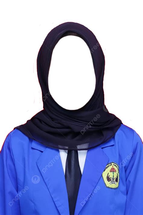 Template Foto Unik Universitas Pekalongan Jas Almamater Hitam Dan Biru