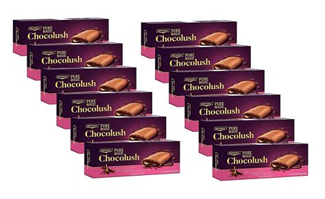 Britannia Pure Magic Chocolush Biscuits 2 64oz 75g Biscuits fourrés