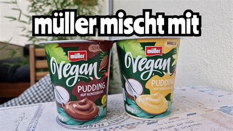 Jetzt machen sie Pudding in vegan müller YouTube