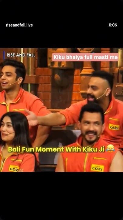 bali  kiku bhaiya full masti  hai rise  fall show