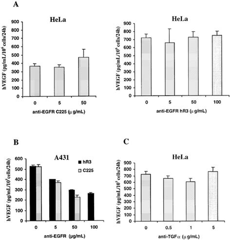 Effect Of Blockade Of Egfr Signaling On The Production Of Vegf Protein