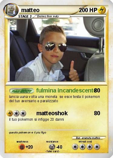 Pok Mon Matteo Fulmina Incandescente My Pokemon Card