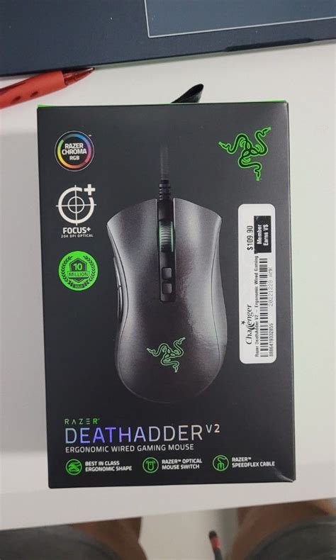 Razer Deathadder V2, Computers & Tech, Parts & Accessories, Mouse ...