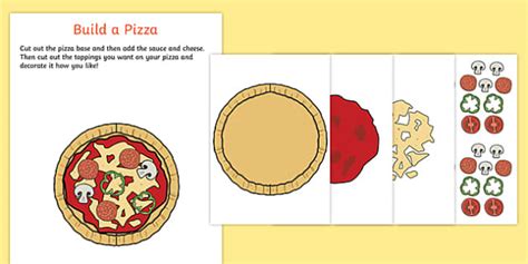 Pizza Parlor Build A Pizza Activity Teacher Made Twinkl