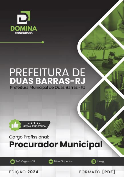 Apostila Procurador Municipal Duas Barras Rj