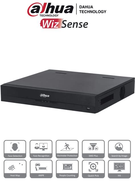 DAHUA NVR4416 16P EI NVR De 8 Megapixeles 16 Canales IP WizSense 4k