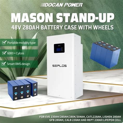 Seplos Standing Mason 280 Diy Box 16s1p 48v 280ah Lithium Iron