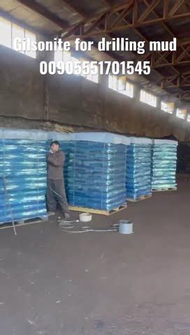 Gilsonite Powder For Oil Well Drilling Mud To Control Drilling Fluid