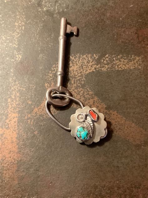 Key Ring Fob Vintage Gem