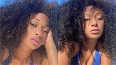 Megan Thee Stallion Shows Off Stunning Curly Fro In New Bikini Snap