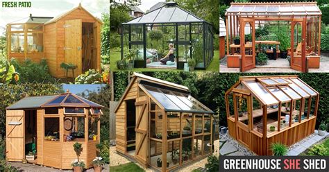 Greenhouse She Shed Awesome Diy Kit Ideas