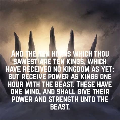 Revelation And The Ten Horns Which Thou Sawest Are Ten Kings