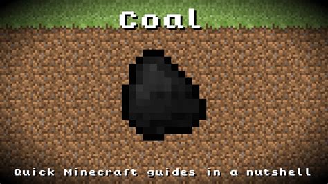 Minecraft Coal Recipe Item Id Information Up To Date Youtube