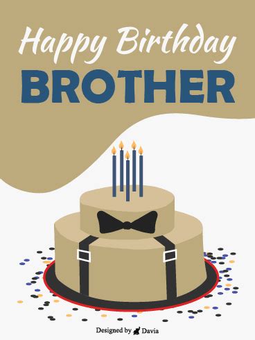 Unique Birthday Cake Designs For Brother With Photos Best