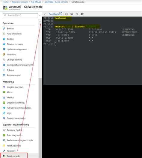 Using Serial Console In Microsoft Azure Virtual Machines