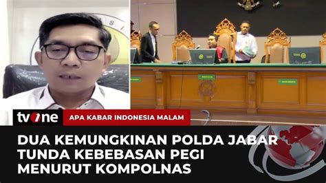 Pegi Belum Dibebaskan Kompolnas Duga Polda Jabar Tunggu Salinan