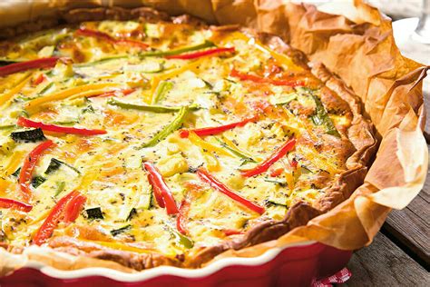 Quiche Poivrons Et Courgettes Au Thermomix Cookomix