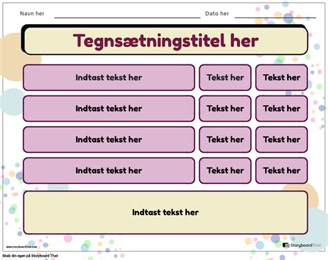 Ny Skabelon til Oprettelse af Tegnsætning til Side 2