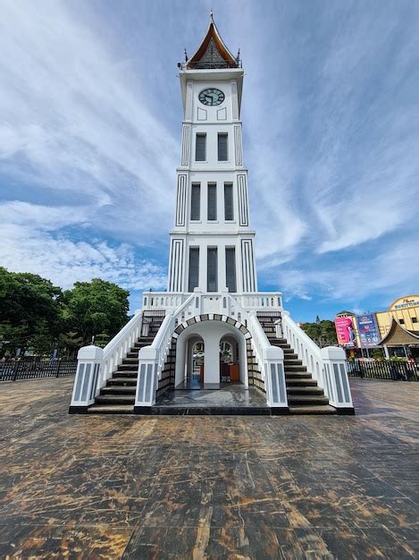 Premium Photo | Padang clocktower jam gadang