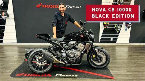 Nova Cb R Black Edition Lan Amento Honda Youtube