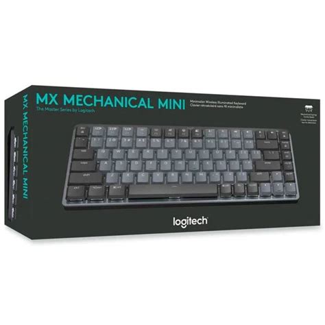 Teclado Logitech Mx Mechanical Mini Wirelessbt Iluminated Black Sp