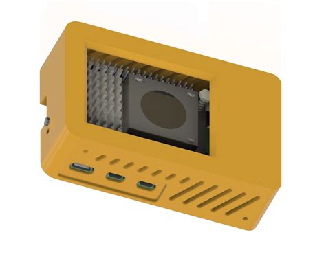 Raspberry Pi 5 And Active Cooler Case With Reset Button By Jeepers01 Download Free Stl Model