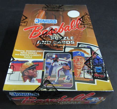 1987 Donruss Baseball Unopened Wax Box Bbce Baseball Card Exchange