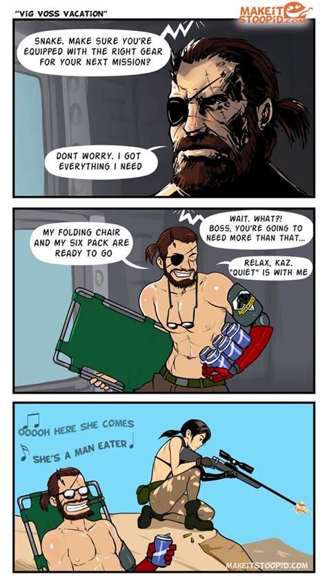 Makeitstoopids Comic On Mgsv Missions Metal Gear Solid Quiet Metal