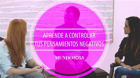 Aprende A Controlar Tus Pensamientos Bienestar YouTube