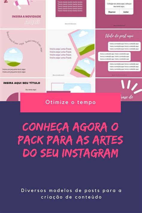 Pack Do Canva Para Usar No Instagram Templates Design Create Yourself