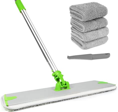 18 Professional Microfiber Mop Floor Cleaning Mop Flat Mop With Stainless Steel