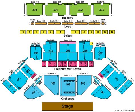 Toyota Oakdale Theatre Seating Chart