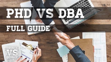 Dba Vs Phd Full Guide 2022 Degree Vs Degree